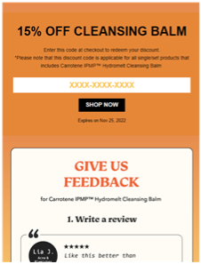 Week +6 email - body